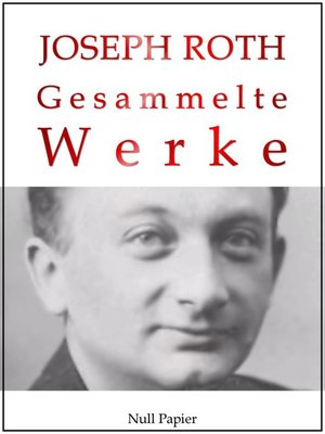 cover image of Joseph Roth--Gesammelte Werke